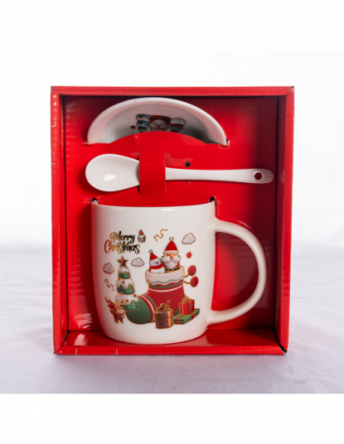 TAZA KIT REGALO NAVIDAD JOE25-073 H&L