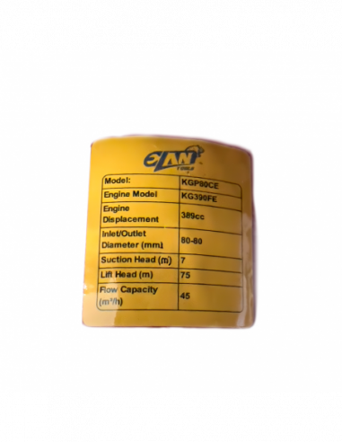 MOTOBOMBA ALTA PRESION 3" KGP80CE 13HP