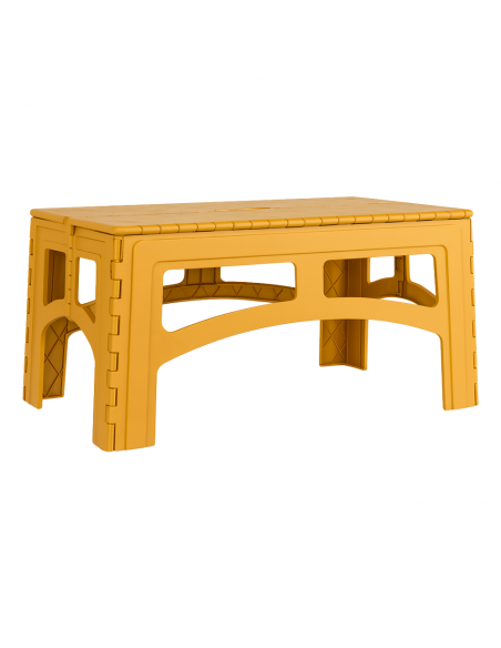 MESA PLASTICA PLEAGABLE CAQUI