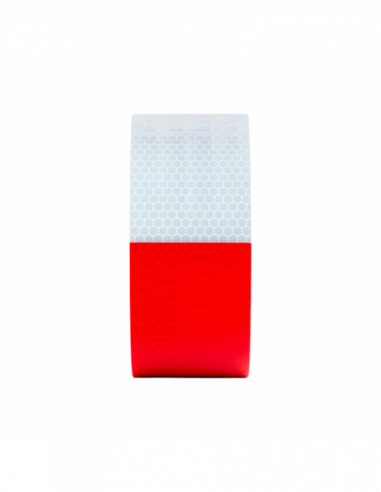 CINTA REFLECTIVA ROJO VERTICAL 25M