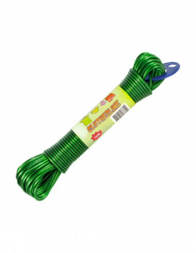 CORDEL DE ROPA PLASTIFICADO 15M