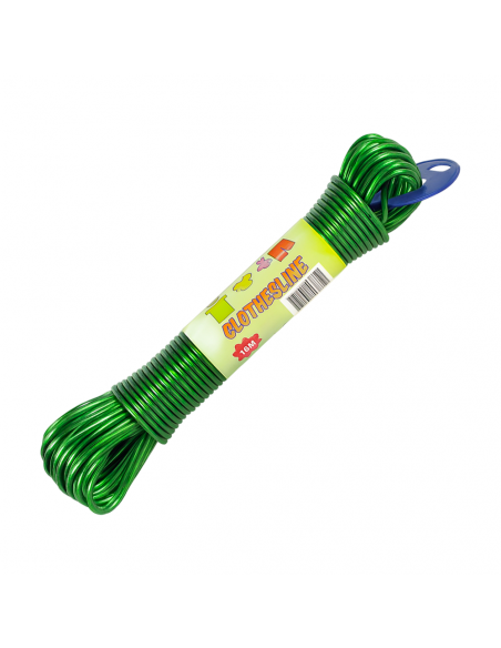 CORDEL DE ROPA PLASTIFICADO 15M