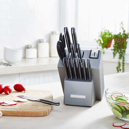 JUEGO DE CUCHILLO 14 PIEZAS ACERO INOX KKFR1