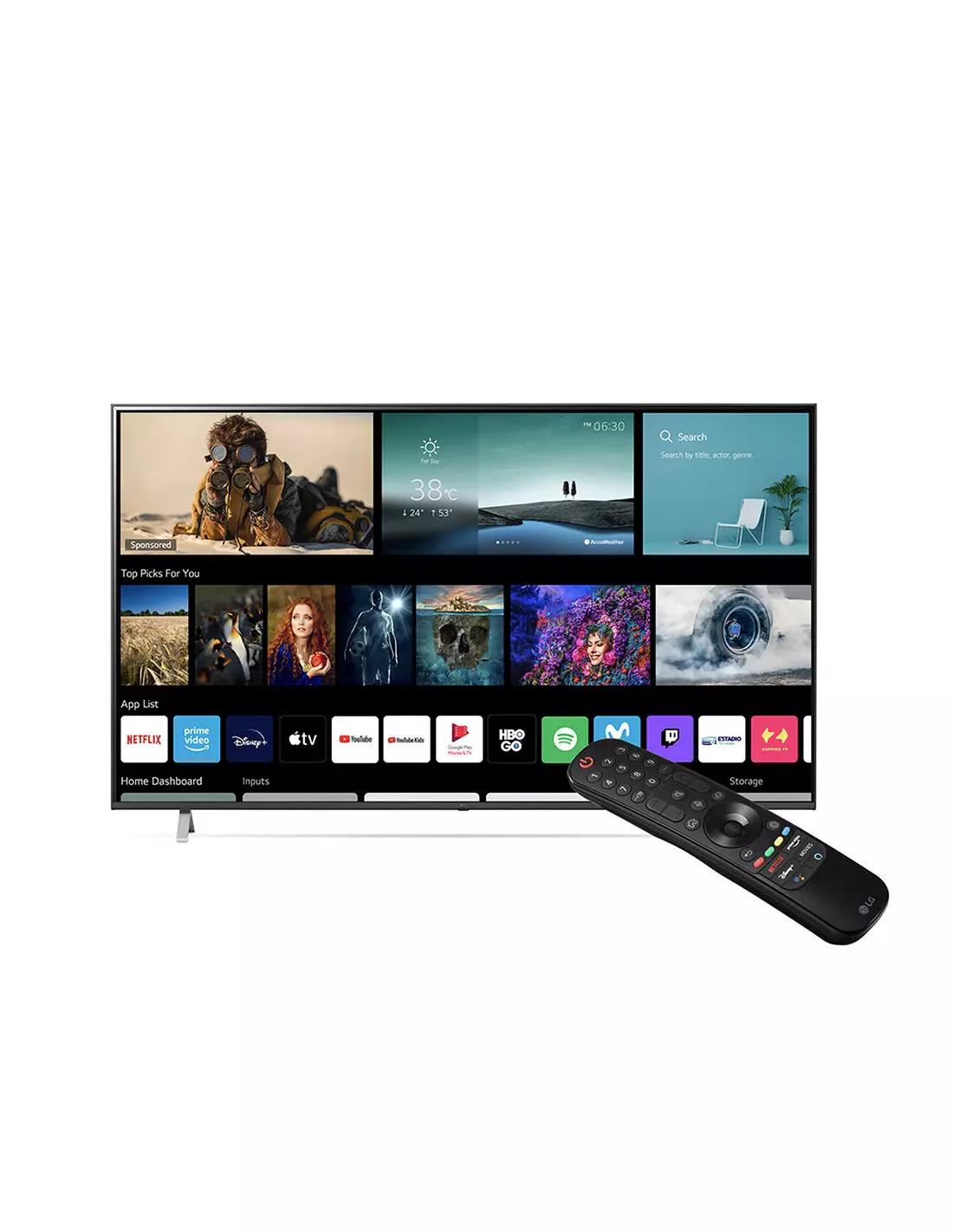 Televisor LG 60″, UHD AI ThinQ UP77 4K Smart TV