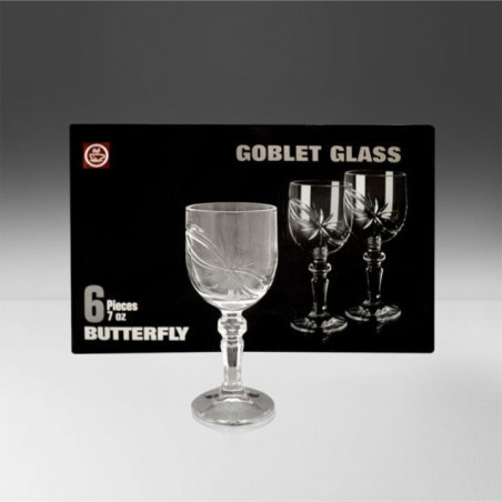 SET 6 COPAS VINO P89907B/A 7OZ