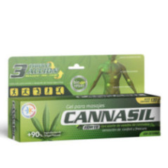 GEL PARA MASAJES CANNASIL FORTE 120G