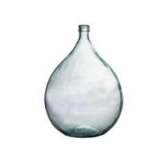 GARRAFA REDONDA 34L 56CM TRANSPARENTE