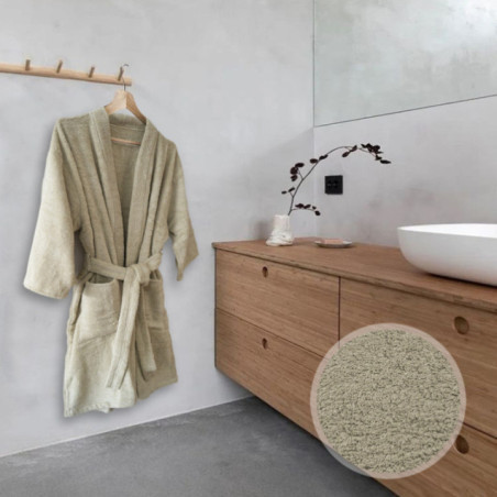 BATA DE BAÑO UNISEX HABANO
