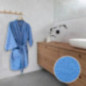 BATA DE BAÑO UNISEX CELESTE