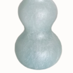 JARRON SILK CURVAS 75CM VERDE