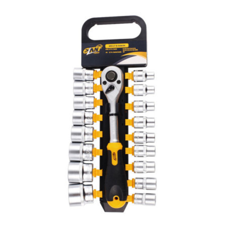 SET DADOS MANDO 1/2" 18PC 8-32MM