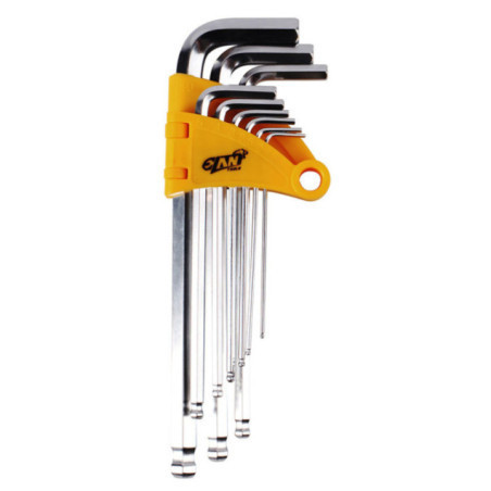 SET HEXAGONALES BALL 9PC 1.5-10MM