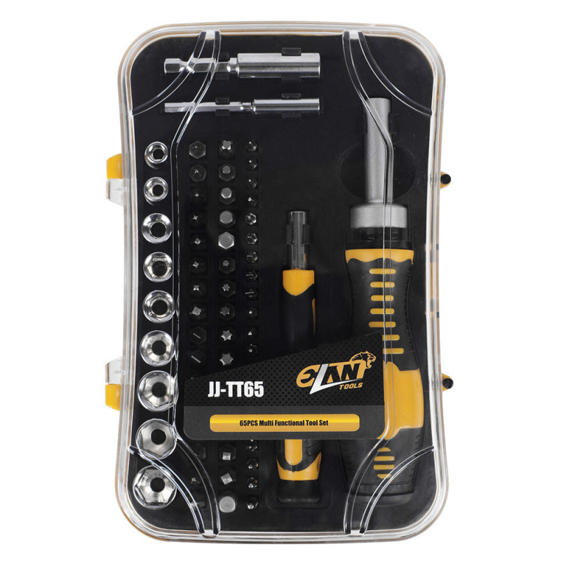 SET HERRAMIENTAS MULTIFUNCION 65PC
