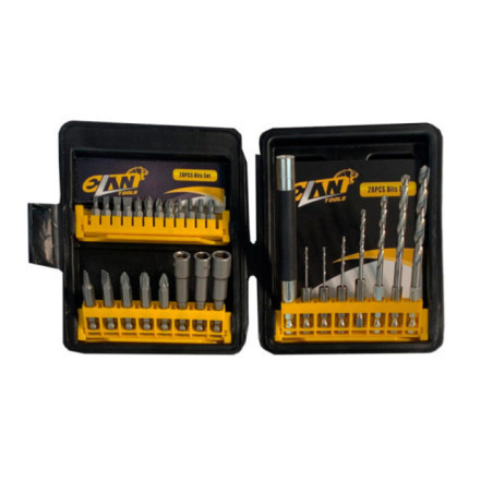 SET BROCAS MANDO HEXAGONAL 28PC