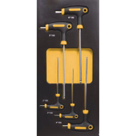 SET LLAVES HEXAGONALES T 5PC