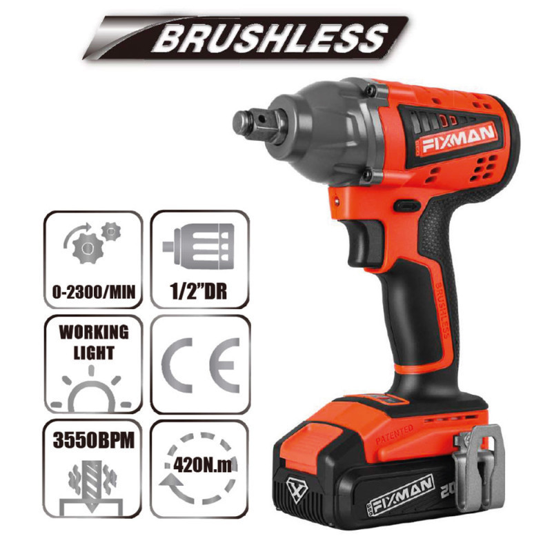 LLAVE DE IMPACTO 1/2" 20V BL LLAVE DE IMPACTO 1/2" 20V BL