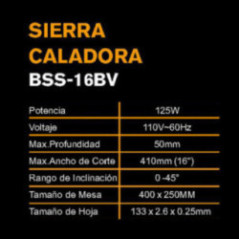 SIERRA DE CALAR BSS-16BV