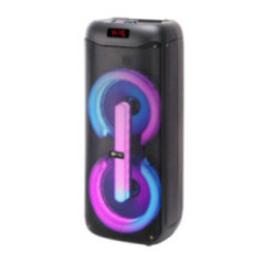 PARLANTE ES-6008 2x8" USB.BT.SD.AUX.BAT