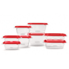 SET ENVASES 16PZS EASYFINDLIDS TAPA ROJA