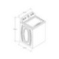 LAVADORA CARGA SUPERIOR 19KG 7MWTW1955EW BLANCA LAVADORA CARGA SUPERIOR 19KG 7MWTW1955EW BLANCA