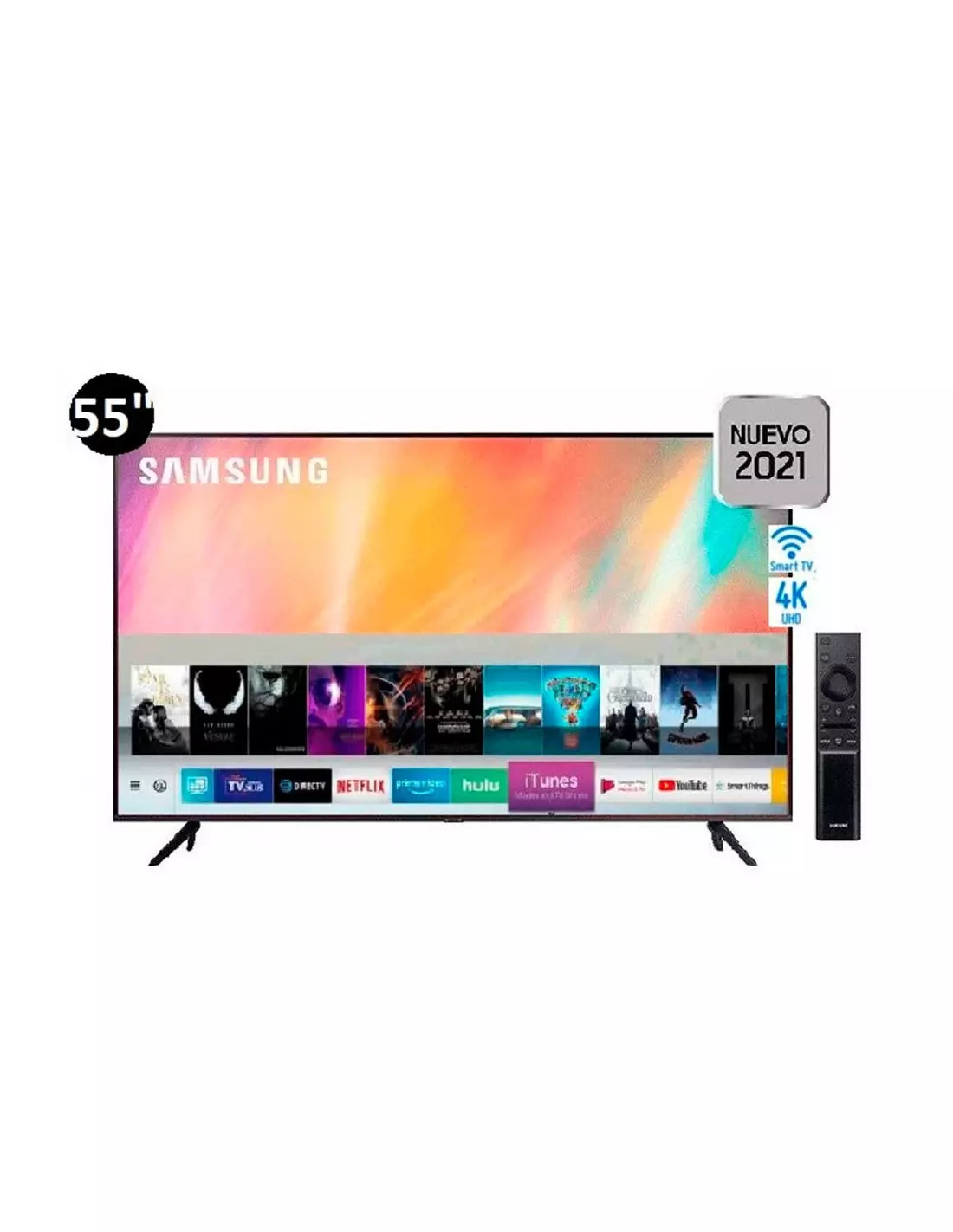Smart TV 4K UHD Samsung 55 UN55AU7000