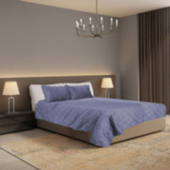 EDREDON VELVET GRIS O 2 1/2PL HOMELIVING