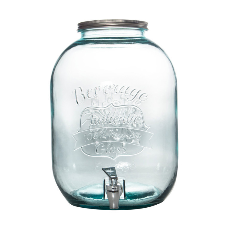 DISPENSADOR VINTAGE 12.5L TRANSPARENTE