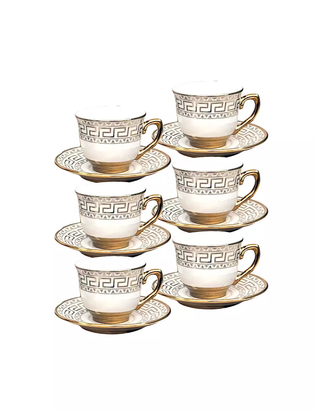 Caja de regalo seleccionada con taza de cerámica de colores y organizador  de té - Juego de pausa para el té