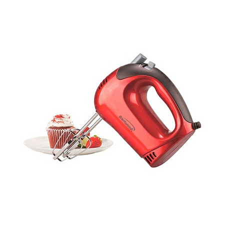 BATIDORA DE MANO ELECTRICA HM-46 ROJA