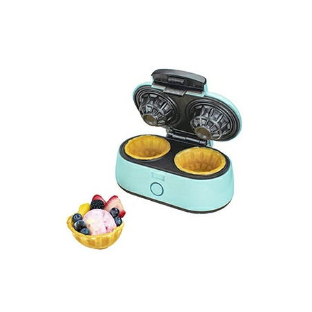 MÁQUINA WAFFLES BOWL TS-1402BL TURQUESA