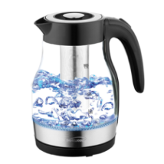 BRENTWOOD - HERVIDOR ELE VIDRIO KT-1962BK 1.7L NEGRO