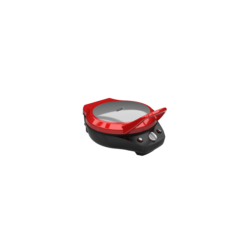 GRILL+PLANCHA PIZZA 30CM TS-124R ROJO