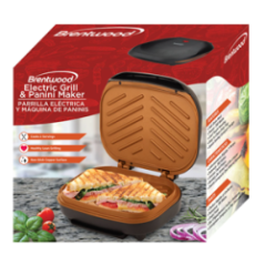 PARRILLA INTERIOR PANINI TS-606BK NEGRO