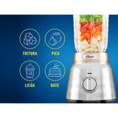 LICUADORA OSTER MAX 1100W 3 VEL CROM
