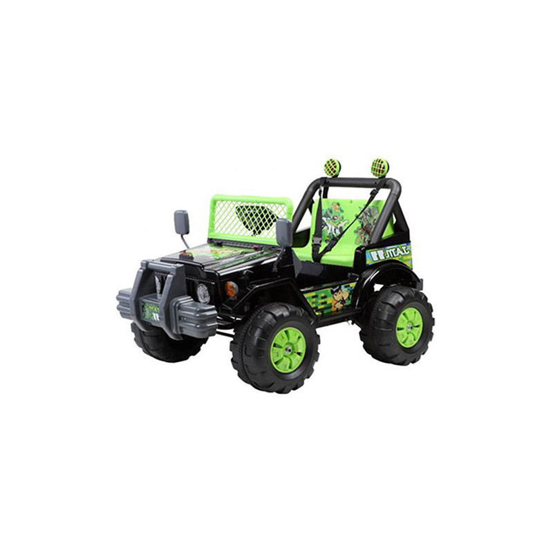 CARRO JEEP RECARGABLE CON LUZ Y SONIDO