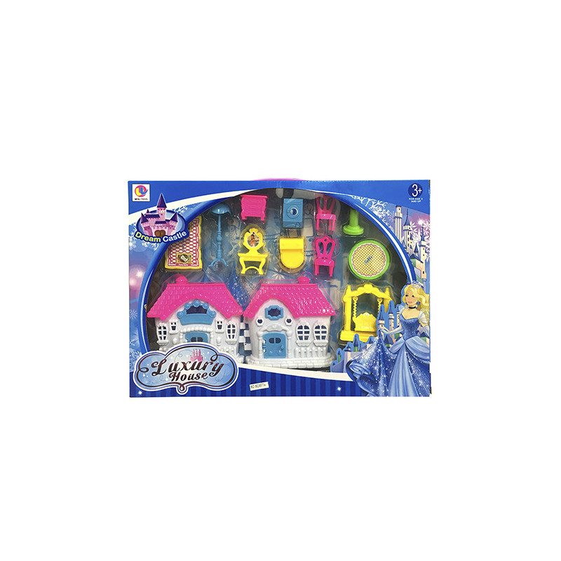 CASITA DE MUÑECAS CON ACCESORIOS