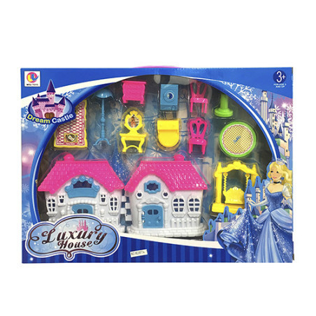 CASITA DE MUÑECAS CON ACCESORIOS