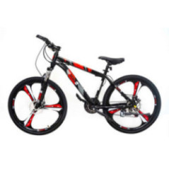 BICICLETA ARO 26" COLOR ROJO CON NEGRO