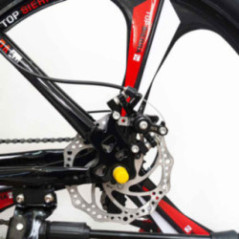 BICICLETA ARO 26" COLOR ROJO CON NEGRO