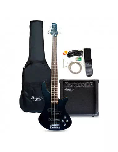BAJO ELECTRICO PACK KB5-200DT NEGRO MATE