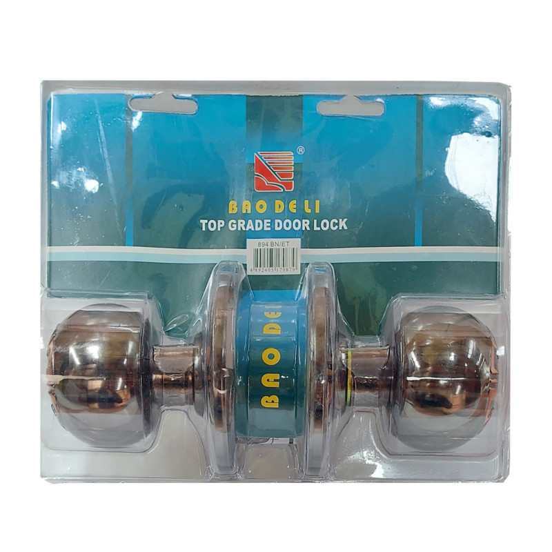 CERRADURA POMO 894 BN.ET NEGRO