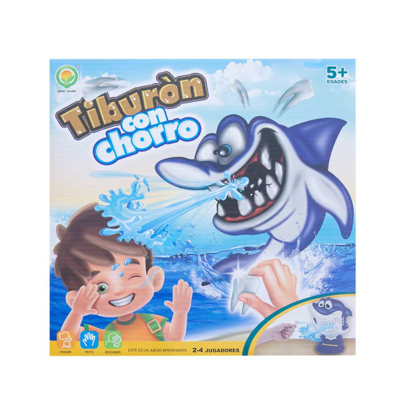 JUEGO DE MESA TIBURON CON CHORRO