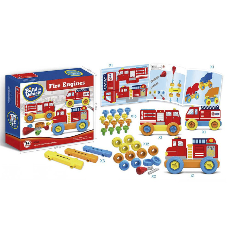 JUEGO ARMABLE BOMBEROS HW20003663