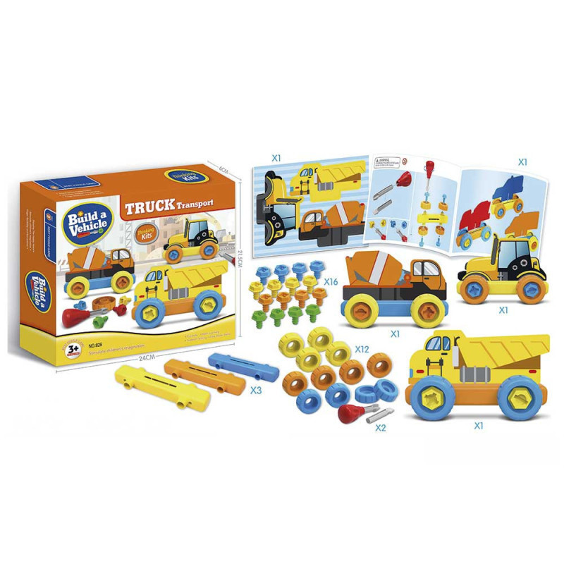 JUEGO ARMABLE CAMION HW20003666