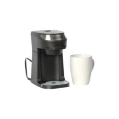 CAFETERA INDIVIDUAL NEGRA TS-111BK