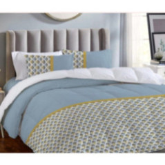 EDREDON ESTAMPADO H&L 2P NARCISA