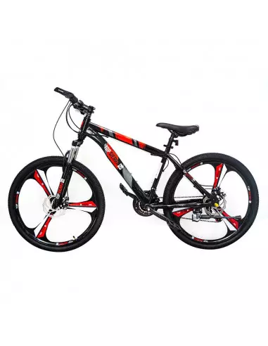 BICICLETA ARO 26" COLOR ROJO CON NEGRO