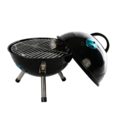 PARRILLA CIRCULAR A CARBON F-14XZS NEGRO