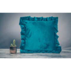 COJIN VELVET ROYAL AQUA 45X45