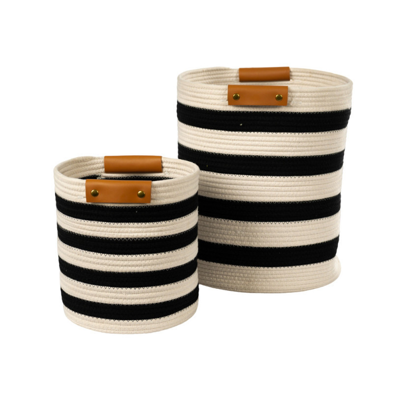 BOLSAS TELA SET 2CANASTOS ORGANIZADORES 18067-2